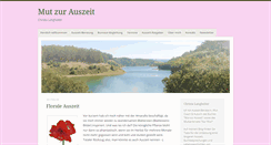 Desktop Screenshot of mut-zur-auszeit.at