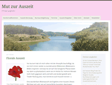 Tablet Screenshot of mut-zur-auszeit.at